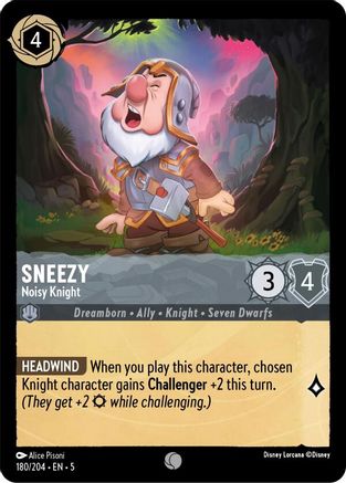 Sneezy - Noisy Knight (180/204) [Shimmering Skies] | Grognard Games