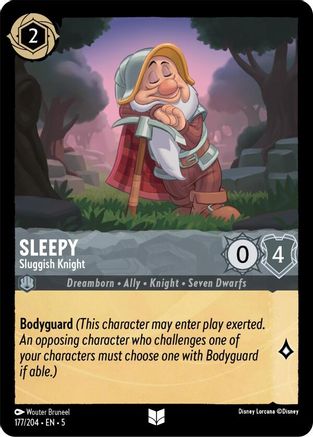 Sleepy - Sluggish Knight (177/204) [Shimmering Skies] | Grognard Games