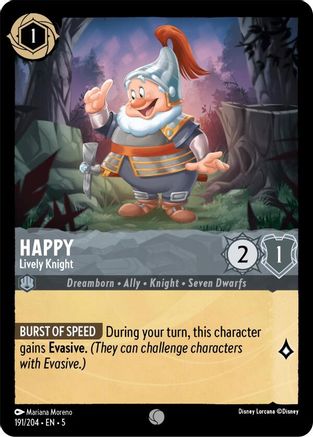 Happy - Lively Knight (191/204) [Shimmering Skies] | Grognard Games