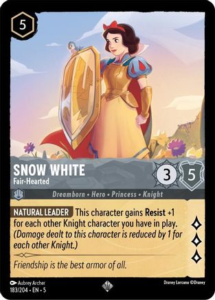 Snow White - Fair-Hearted (183/204) [Shimmering Skies] | Grognard Games
