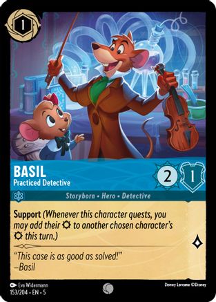 Basil - Practiced Detective (153/204) [Shimmering Skies] | Grognard Games