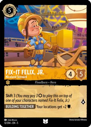 Fix-It Felix, Jr. - Niceland Steward (12/204) [Shimmering Skies] | Grognard Games