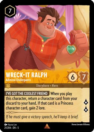 Wreck-It Ralph - Admiral Underpants (21/204) [Shimmering Skies] | Grognard Games