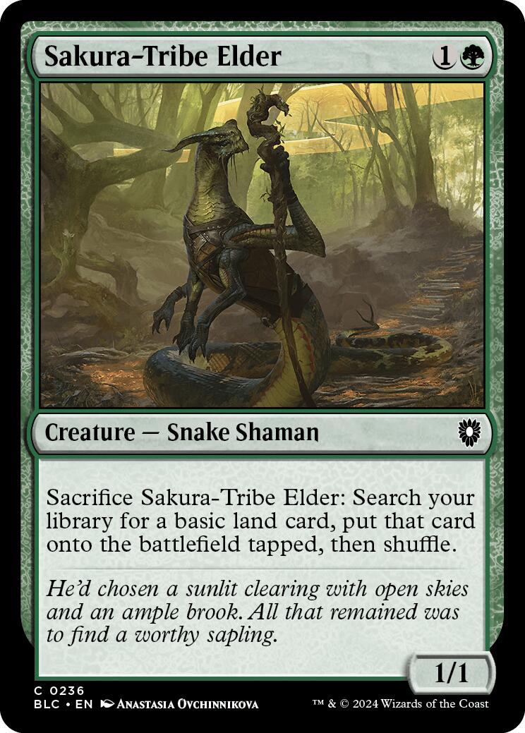 Sakura-Tribe Elder [Bloomburrow Commander] | Grognard Games