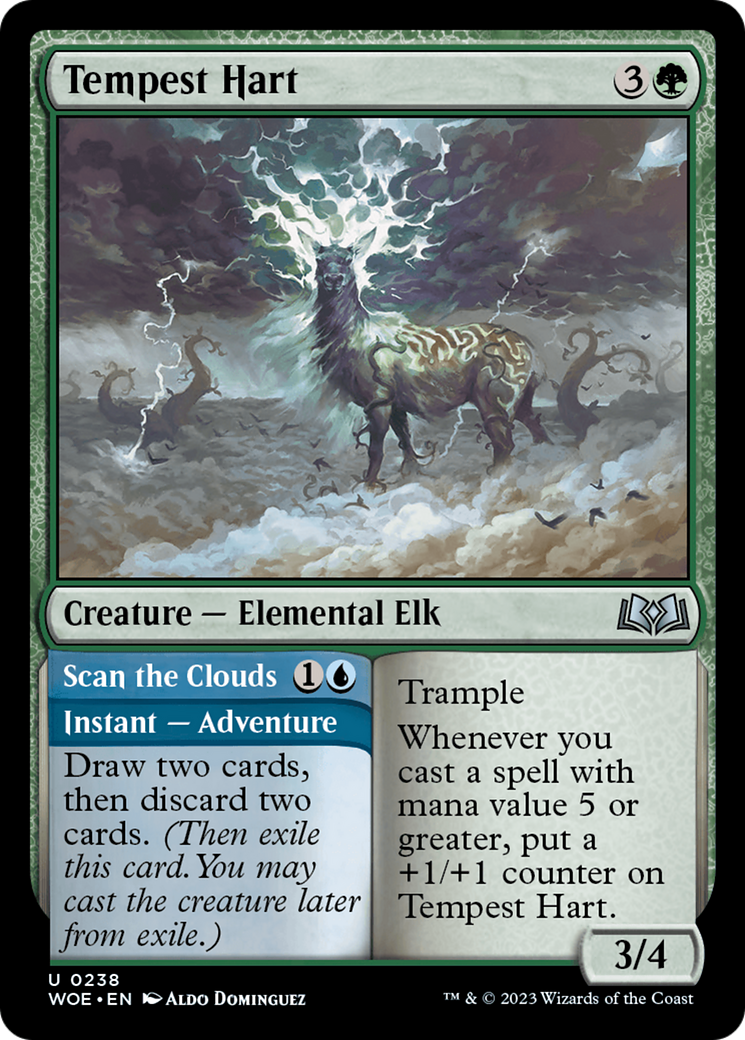 Tempest Hart // Scan the Clouds [Wilds of Eldraine] | Grognard Games