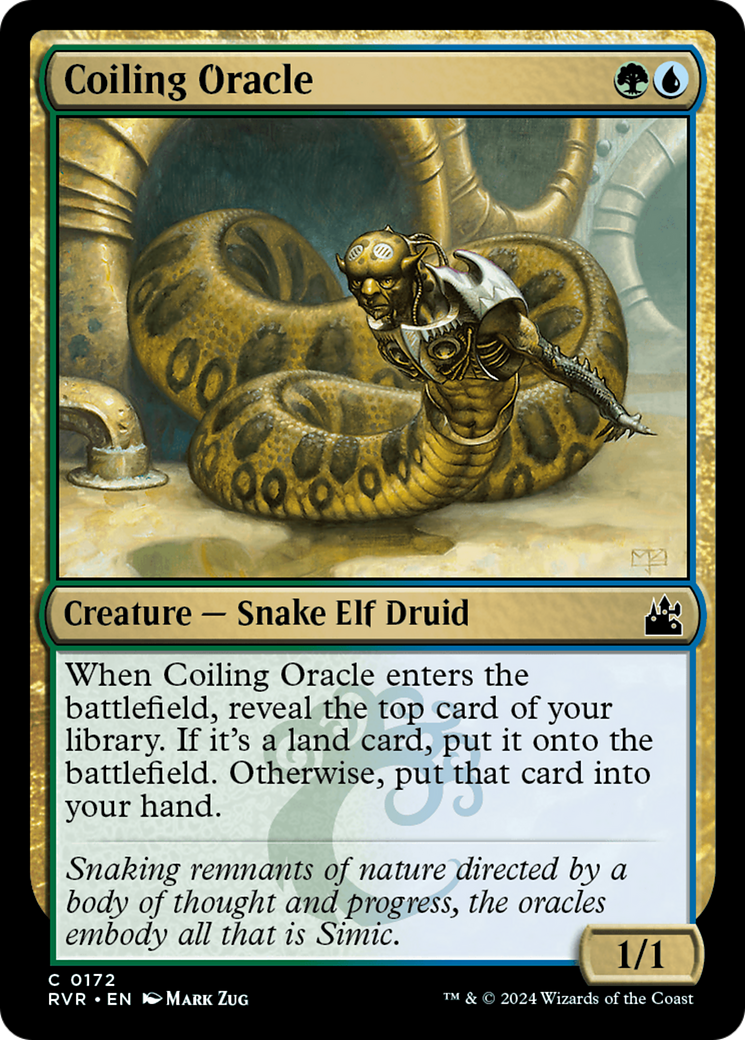 Coiling Oracle [Ravnica Remastered] | Grognard Games