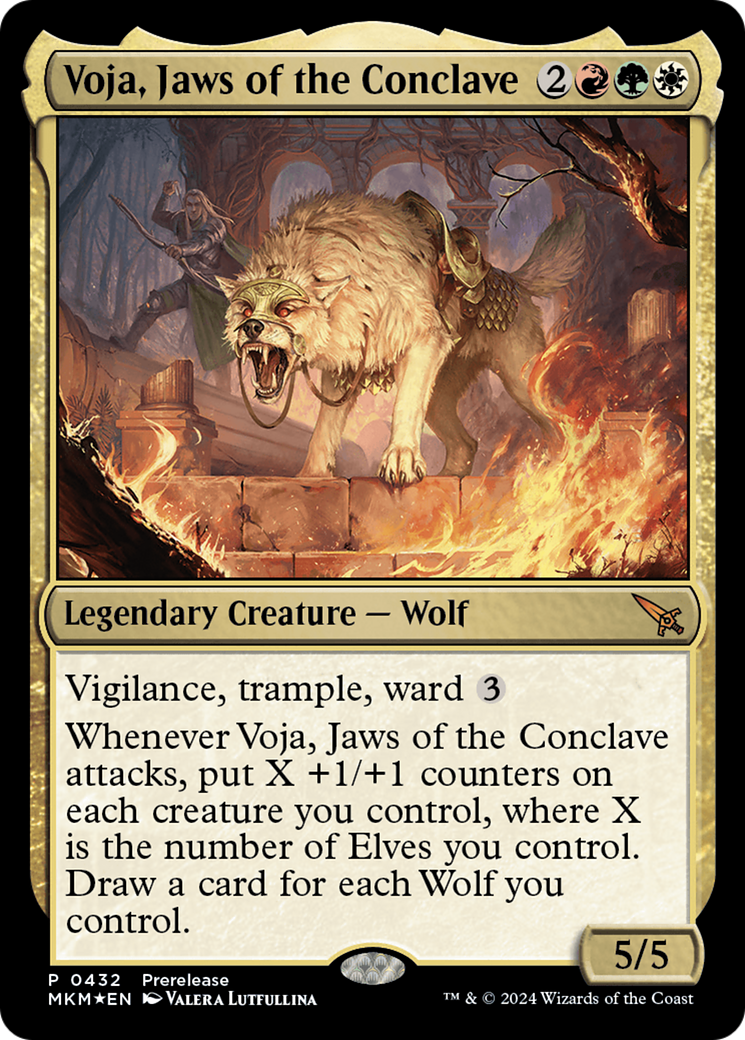 Voja, Jaws of the Conclave [Murders at Karlov Manor Prerelease Promos] | Grognard Games