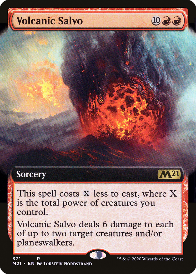 Volcanic Salvo (M21-371) - Core Set 2021: (Extended Art) | Grognard Games