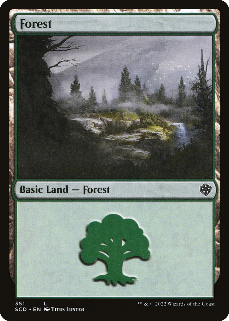 Forest (351) [Starter Commander Decks] | Grognard Games