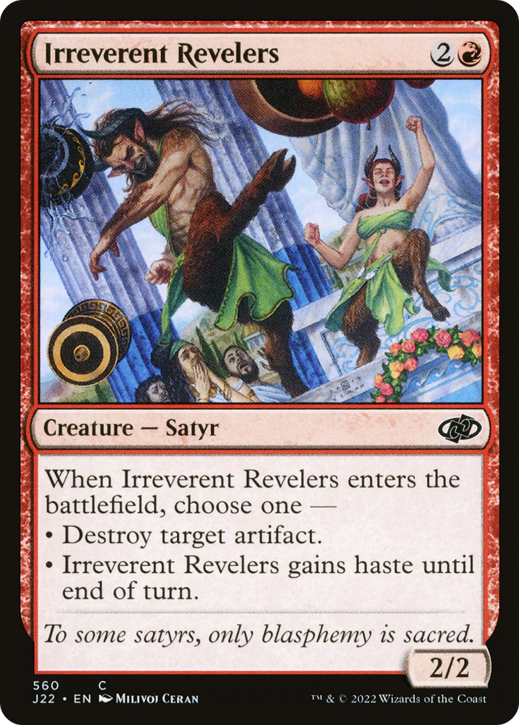 Irreverent Revelers [Jumpstart 2022] | Grognard Games