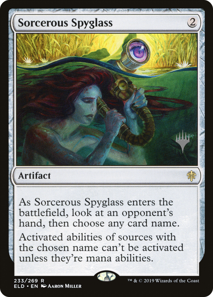 Sorcerous Spyglass (Promo Pack) [Throne of Eldraine Promos] | Grognard Games