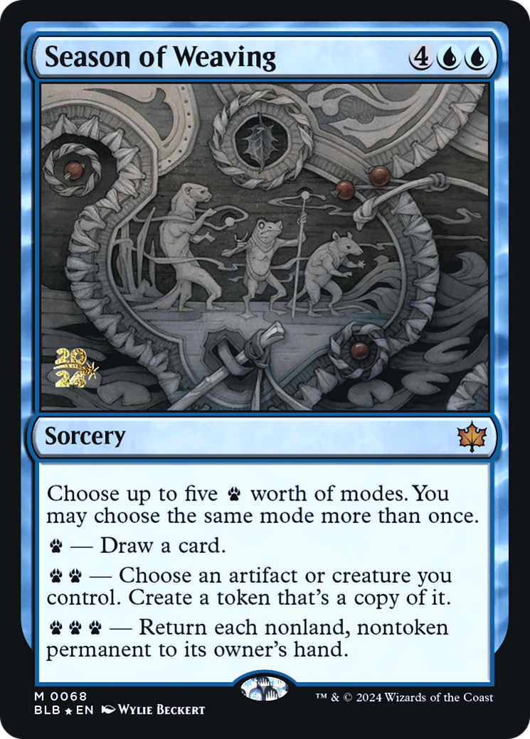 Season of Weaving [Bloomburrow Prerelease Promos] | Grognard Games