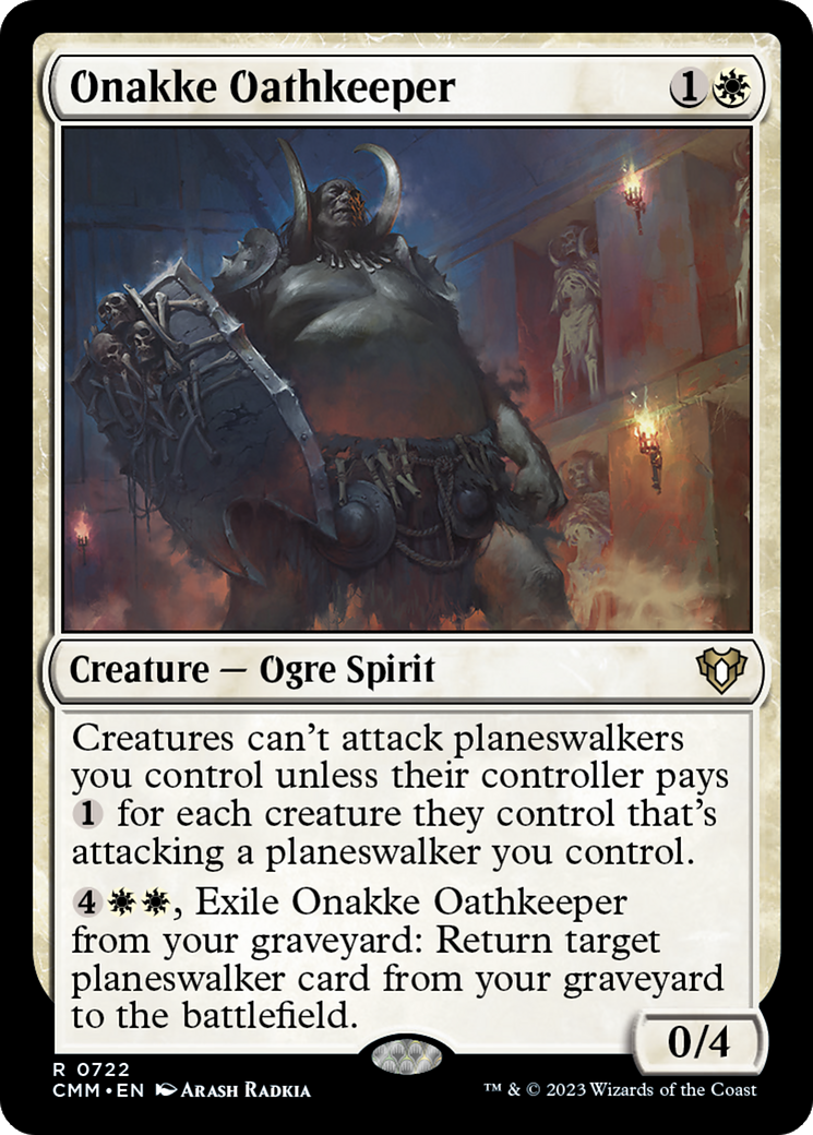 Onakke Oathkeeper [Commander Masters] | Grognard Games
