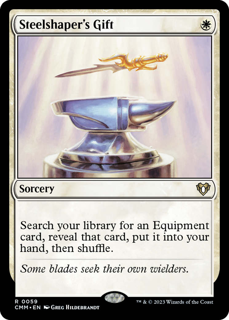 Steelshaper's Gift [Commander Masters] | Grognard Games