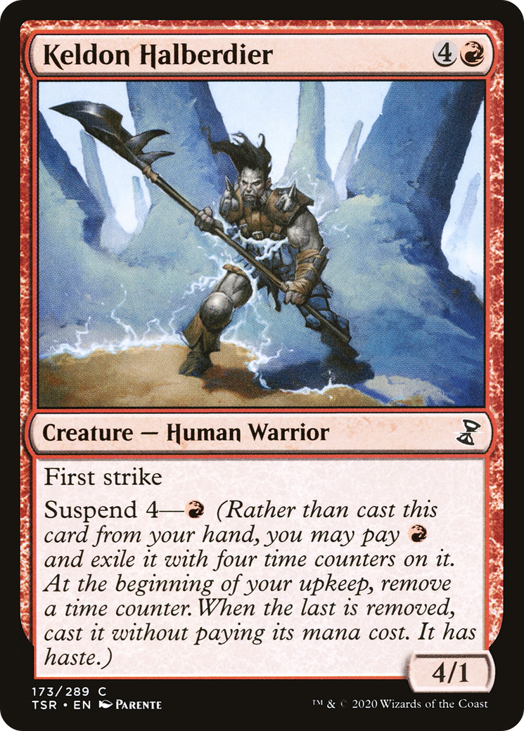 Keldon Halberdier [Time Spiral Remastered] | Grognard Games