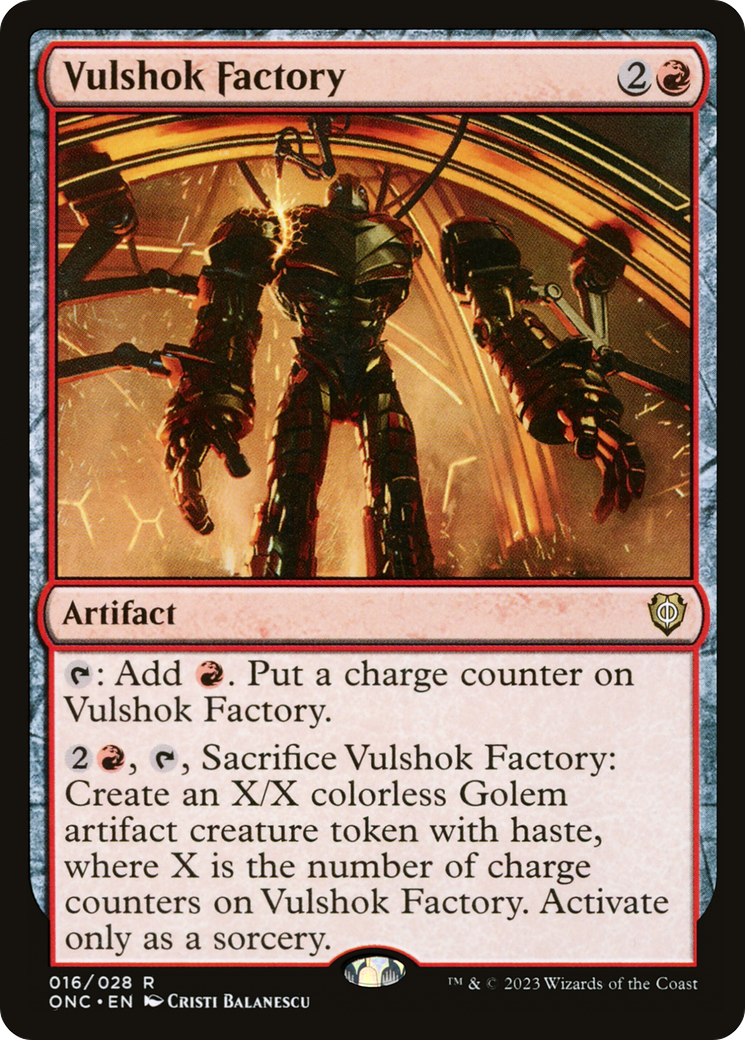 Vulshok Factory [Phyrexia: All Will Be One Commander] | Grognard Games