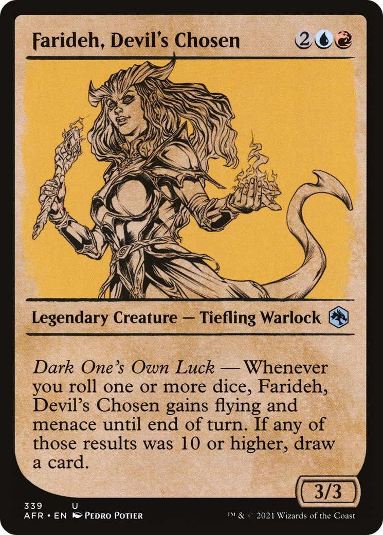 Farideh, Devil's Chosen (Showcase) [Dungeons & Dragons: Adventures in the Forgotten Realms] | Grognard Games