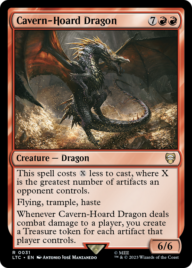 Cavern-Hoard Dragon [The Lord of the Rings: Tales of Middle-Earth Commander] | Grognard Games