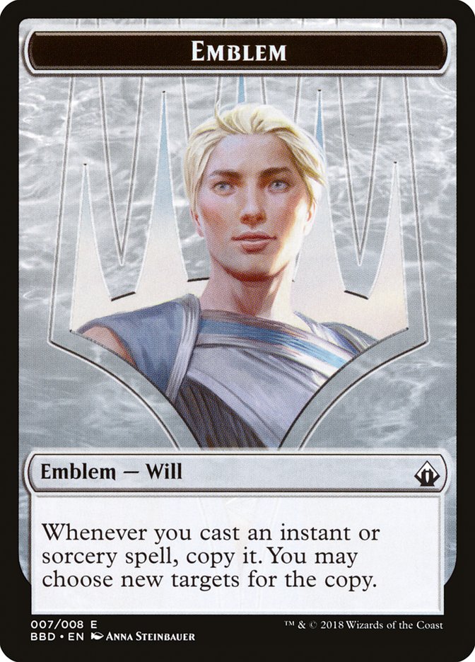 Will Kenrith Emblem [Battlebond Tokens] | Grognard Games