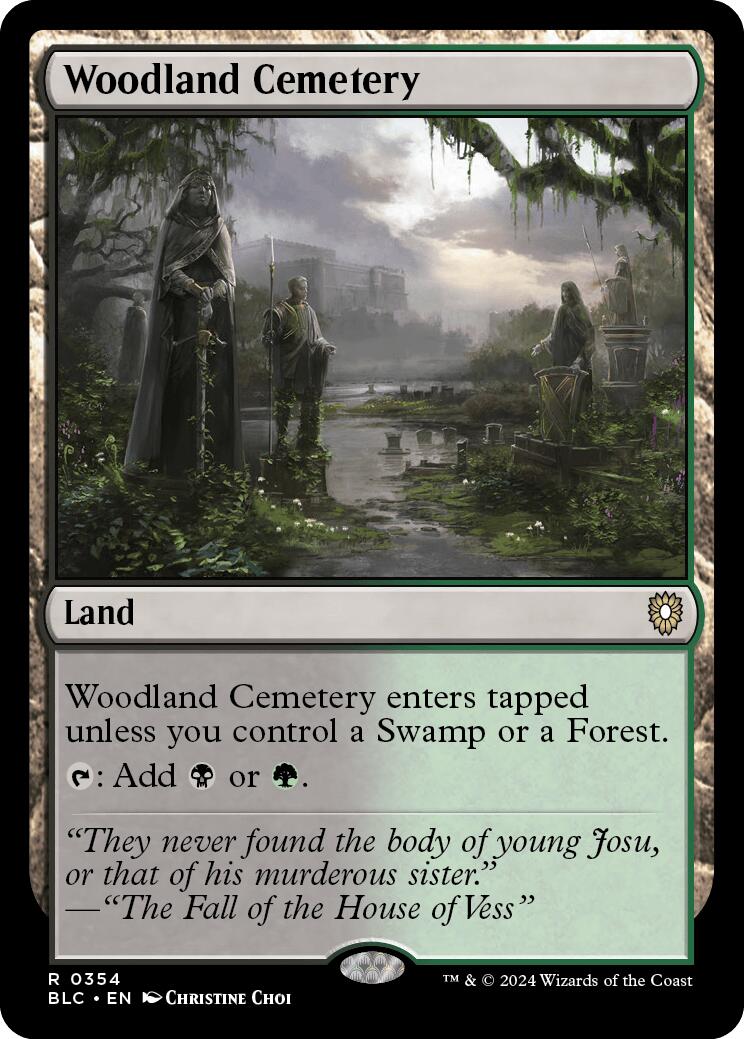 Woodland Cemetery [Bloomburrow Commander] | Grognard Games