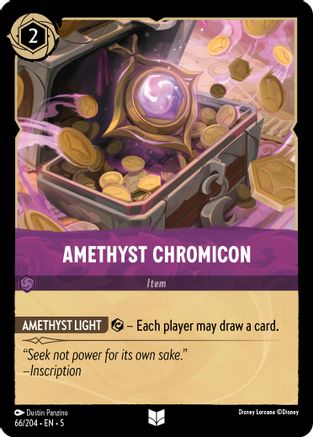 Amethyst Chromicon (66/204) [Shimmering Skies] | Grognard Games