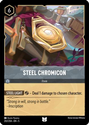 Steel Chromicon (202/204) [Shimmering Skies] | Grognard Games