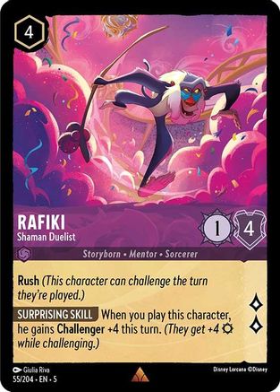 Rafiki - Shaman Duelist (55/204) [Shimmering Skies] | Grognard Games