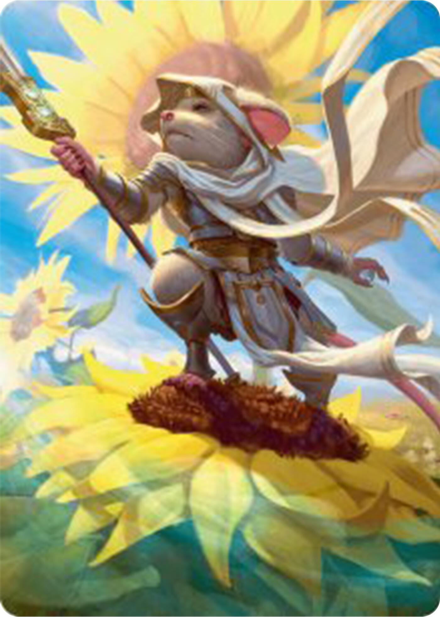 Elspeth, Sun's Champion Art Card [Bloomburrow Art Series] | Grognard Games