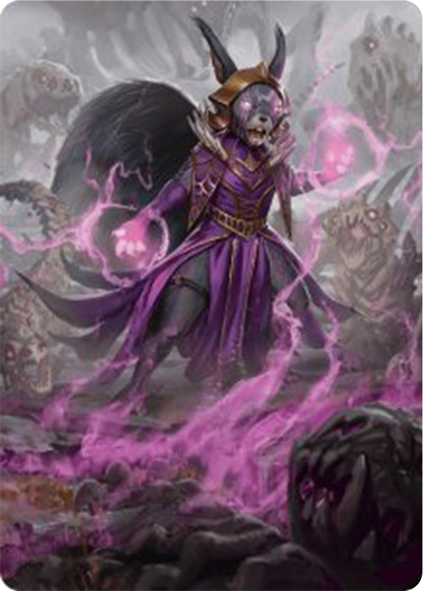 Liliana of the Dark Realms Art Card [Bloomburrow Art Series] | Grognard Games