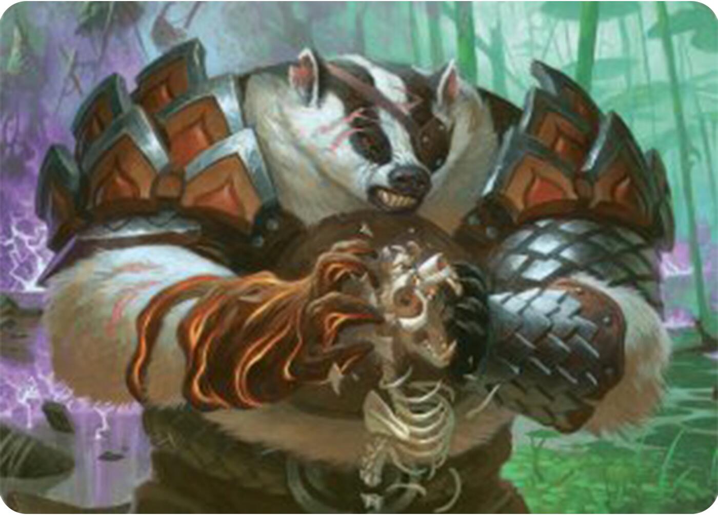Hugs, Grisly Guardian Art Card [Bloomburrow Art Series] | Grognard Games