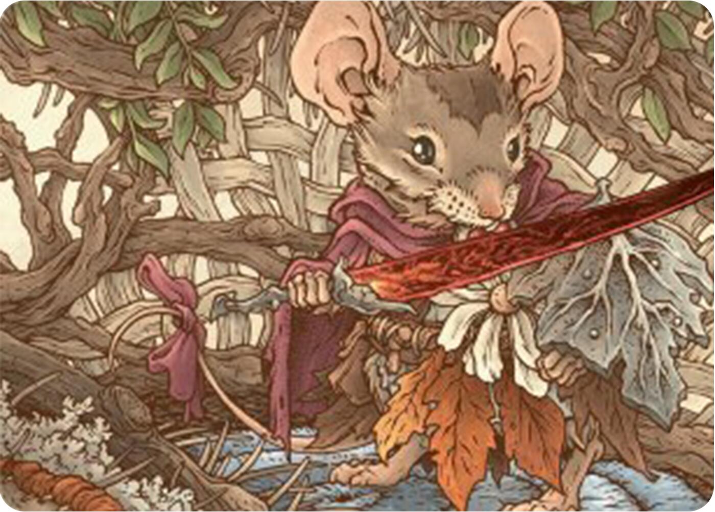 Mabel, Heir to Cragflame Art Card [Bloomburrow Art Series] | Grognard Games
