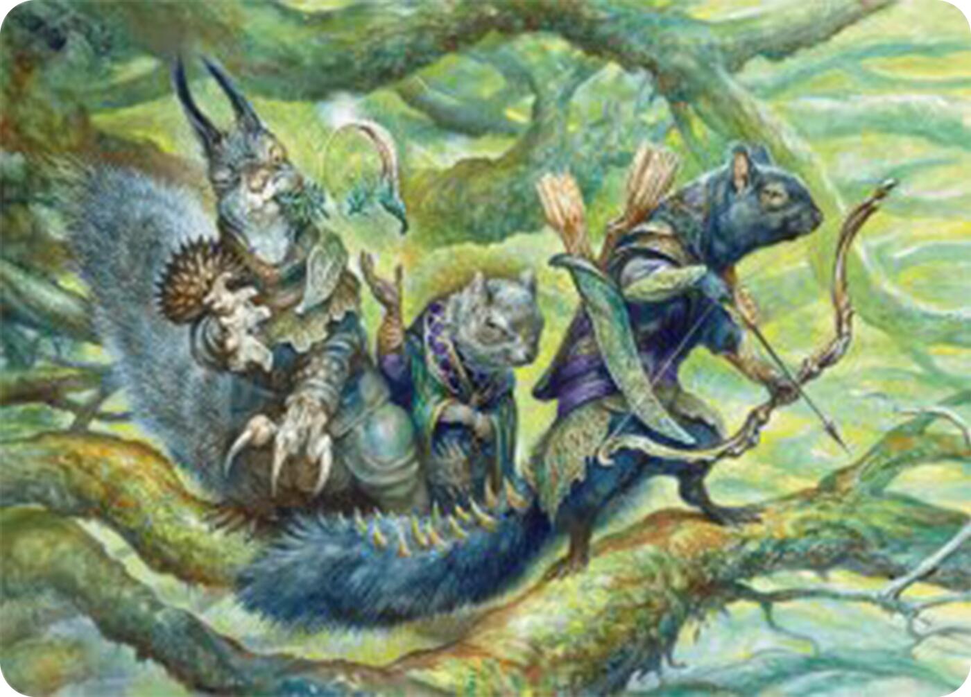 The Odd Acorn Gang Art Card [Bloomburrow Art Series] | Grognard Games