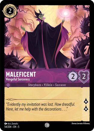 Maleficent - Vengeful Sorceress (54/204) [Shimmering Skies] | Grognard Games