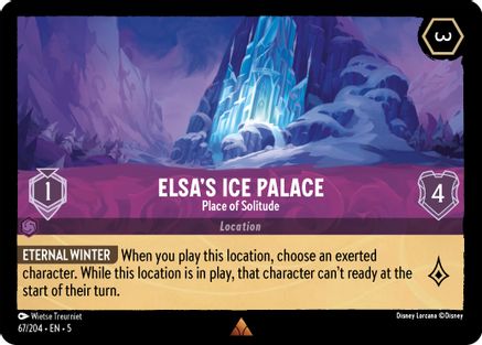 Elsa's Ice Palace - Place of Solitude (67/204) [Shimmering Skies] | Grognard Games