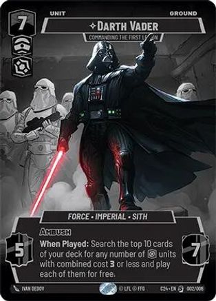 Darth Vader - Commanding the First Legion (002/006) (2024 Convention Exclusive) (002/006) [Miscellaneous] | Grognard Games