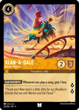Alan-A-Dale - Rockin' Rooster (20/204) [Shimmering Skies] | Grognard Games