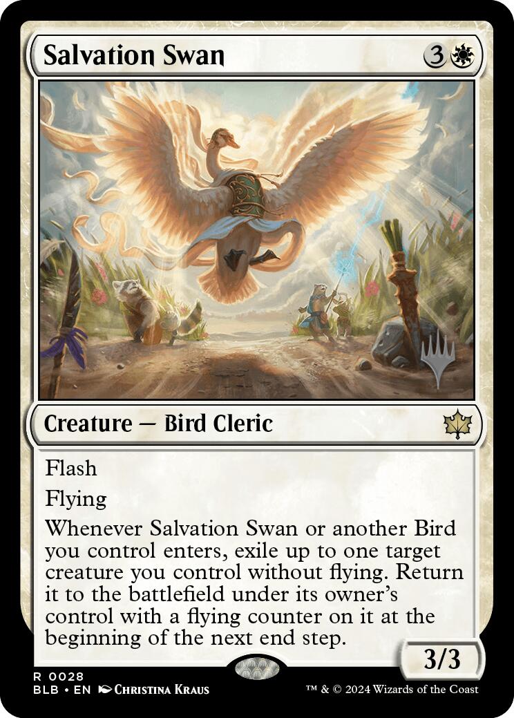 Salvation Swan (Promo Pack) [Bloomburrow Promos] | Grognard Games