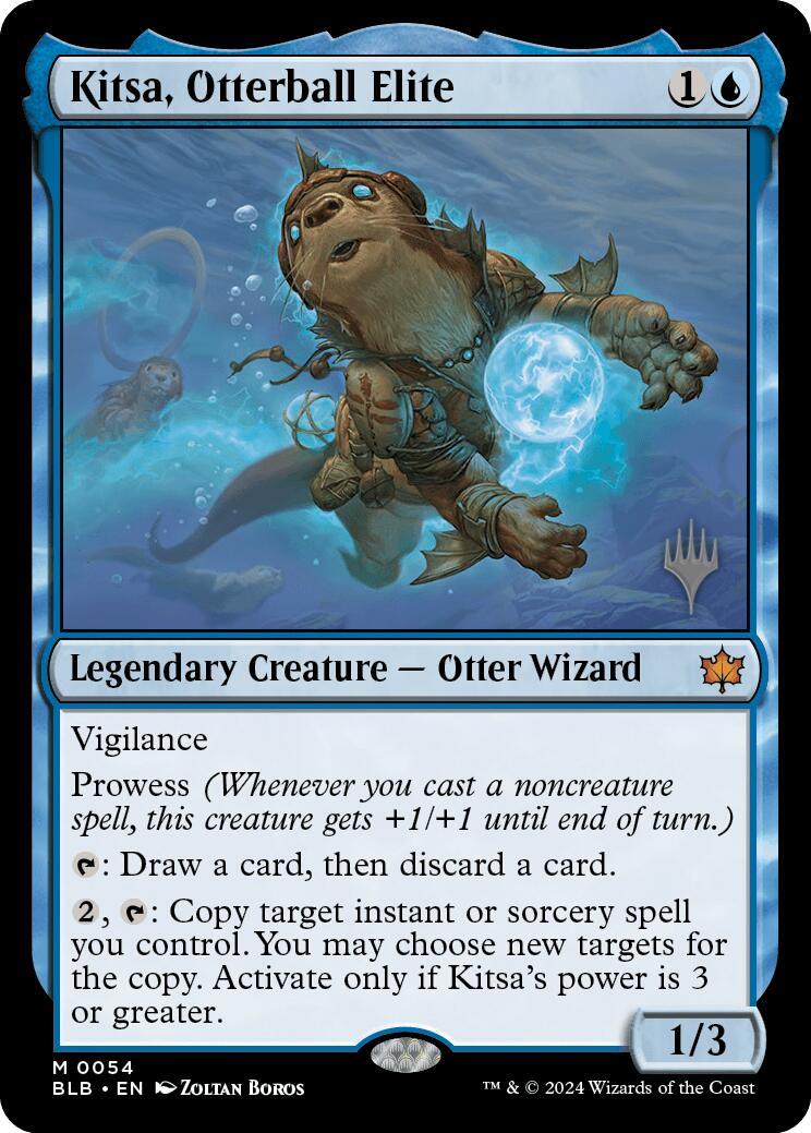 Kitsa, Otterball Elite (Promo Pack) [Bloomburrow Promos] | Grognard Games