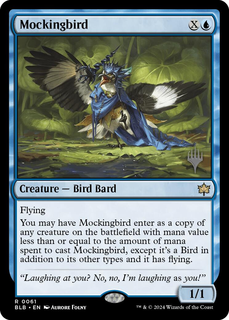 Mockingbird (Promo Pack) [Bloomburrow Promos] | Grognard Games