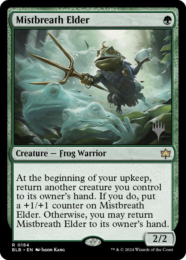 Mistbreath Elder (Promo Pack) [Bloomburrow Promos] | Grognard Games