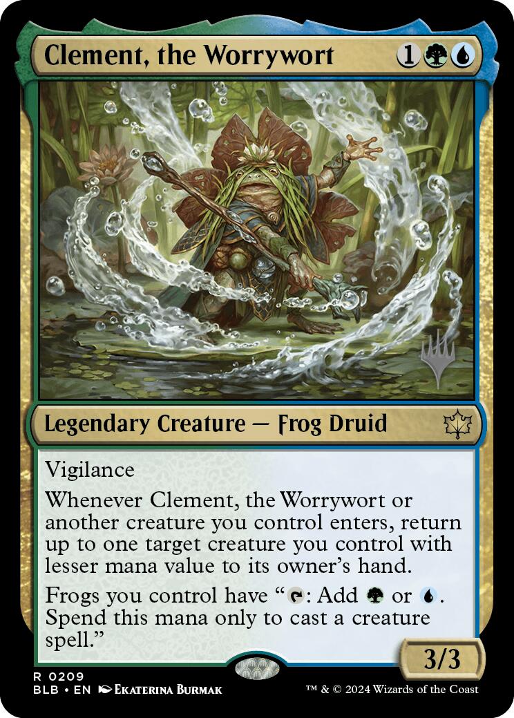 Clement, the Worrywort (Promo Pack) [Bloomburrow Promos] | Grognard Games