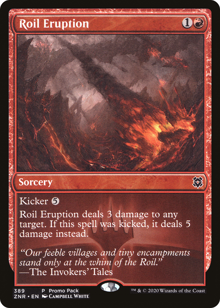 Roil Eruption (Promo Pack) [Zendikar Rising Promos] | Grognard Games