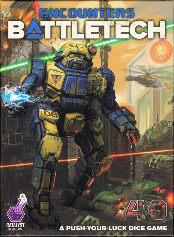 BATTLETECH: CAT37000 Encounters: Battletech - A Push-Your-Luck Dice Game | Grognard Games