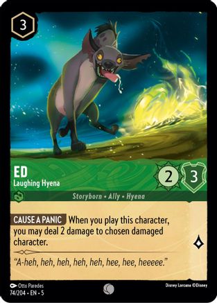 Ed - Laughing Hyena (74/204) [Shimmering Skies] | Grognard Games
