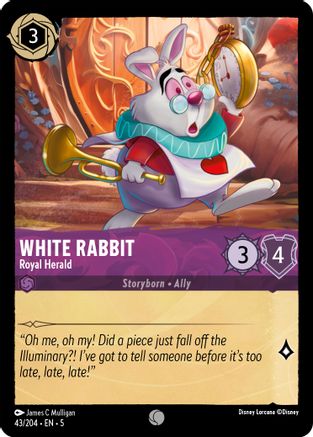 White Rabbit - Royal Herald (43/204) [Shimmering Skies] | Grognard Games