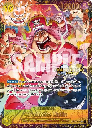 Charlotte Linlin (Championship 2024) (OP03-114) - One Piece Promotion Cards Foil | Grognard Games
