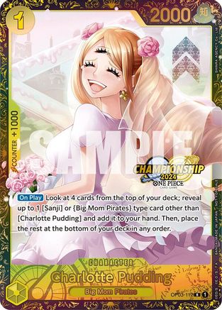 Charlotte Pudding (Championship 2024) (OP03-112) - One Piece Promotion Cards Foil | Grognard Games