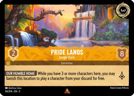 Pride Lands - Jungle Oasis (34/204) [Shimmering Skies] | Grognard Games
