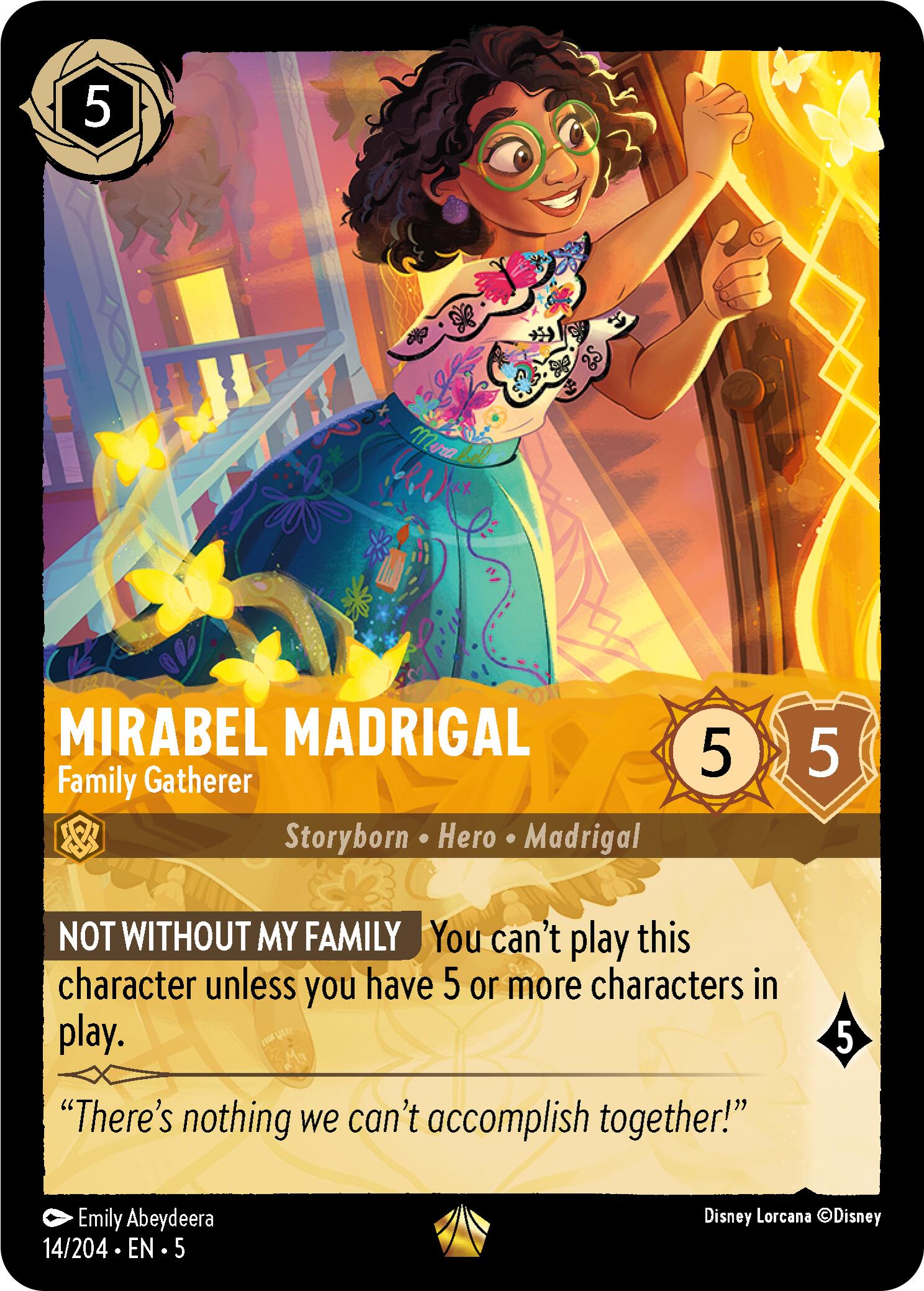 Mirabel Madrigal - Family Gatherer (14/204) [Shimmering Skies] | Grognard Games