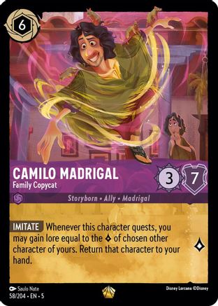 Camilo Madrigal - Family Copycat (58/204) [Shimmering Skies] | Grognard Games
